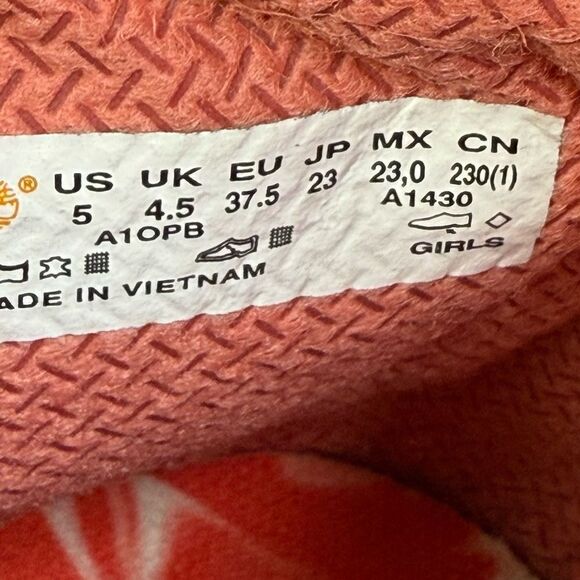 Timberland womens 6" leather Premium Boot shoes size 5 - Picture 8 of 9